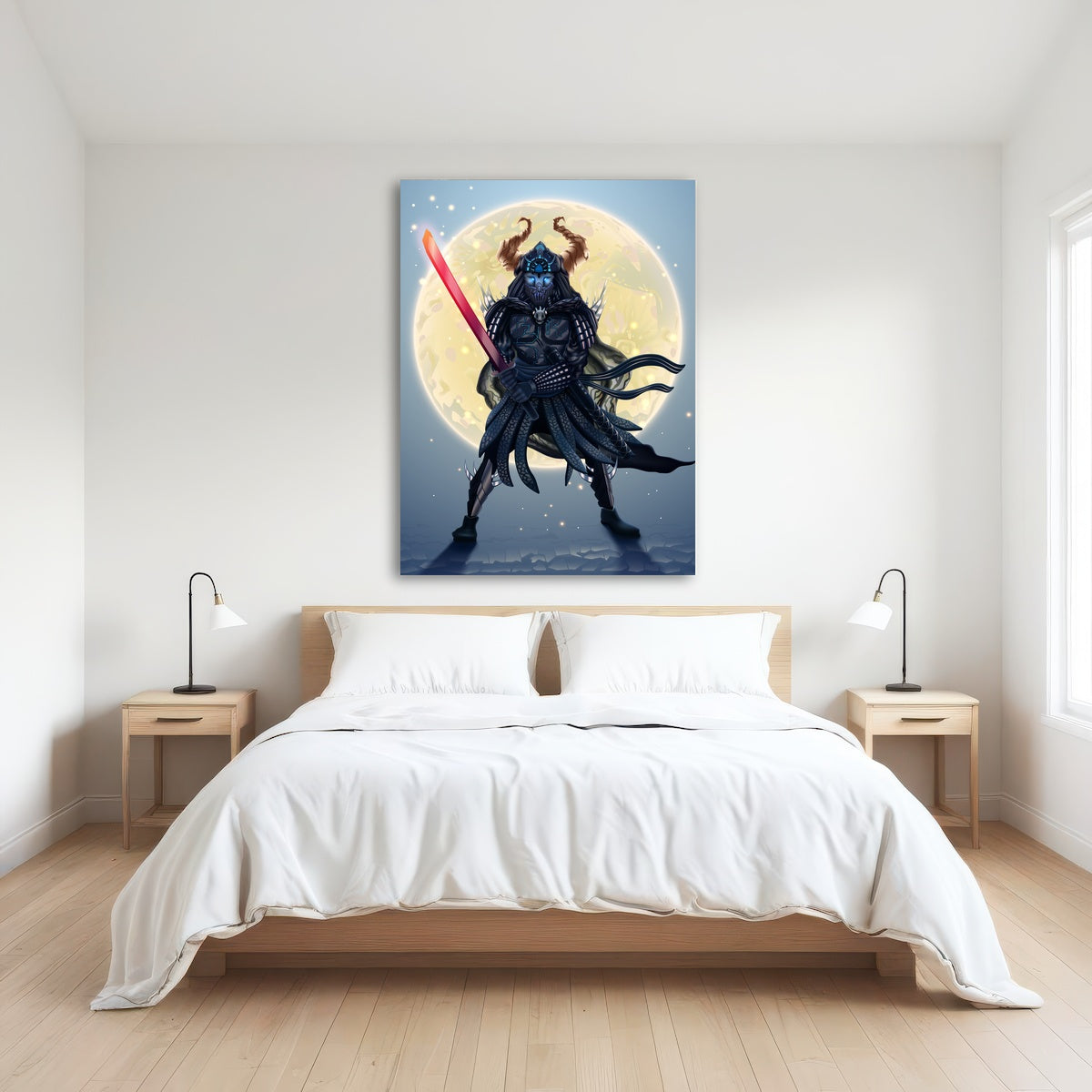 AUTO-MOCKUP ROOM | Samurai Over Moon