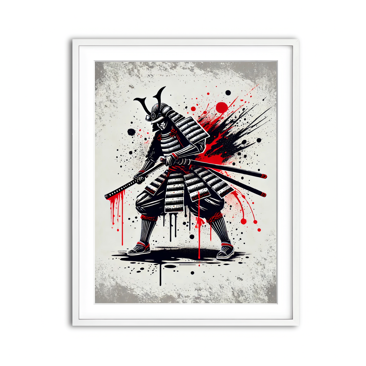 Framed Print 3x4 White