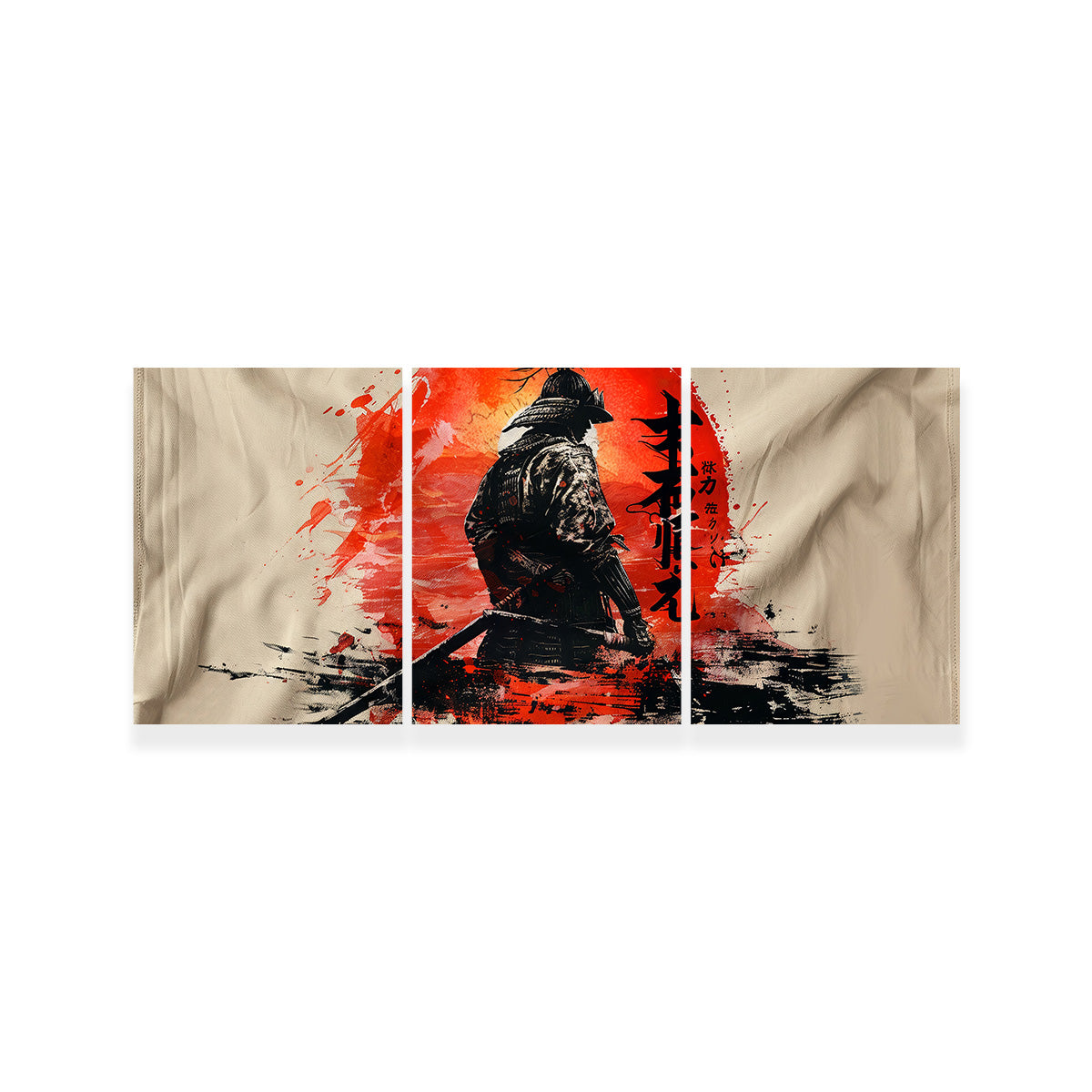 Samurai & Sun Wall Art