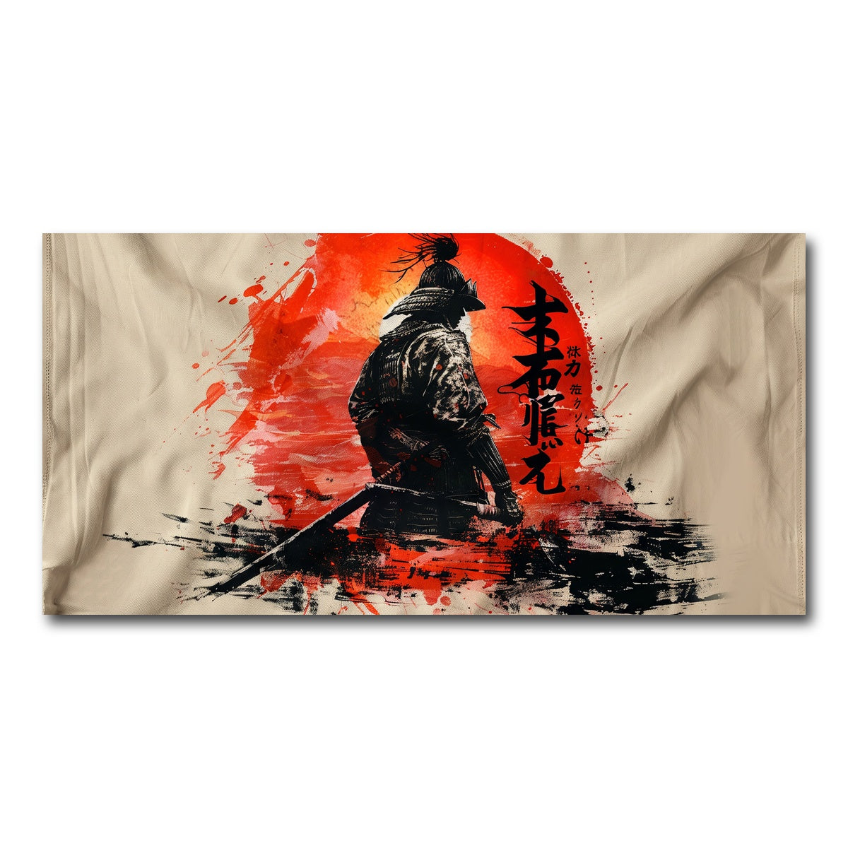 AUTO-MOCKUP WHITE | Samurai & Sun | 1 Piece | Gallery Wrap Canvas | group=2x1