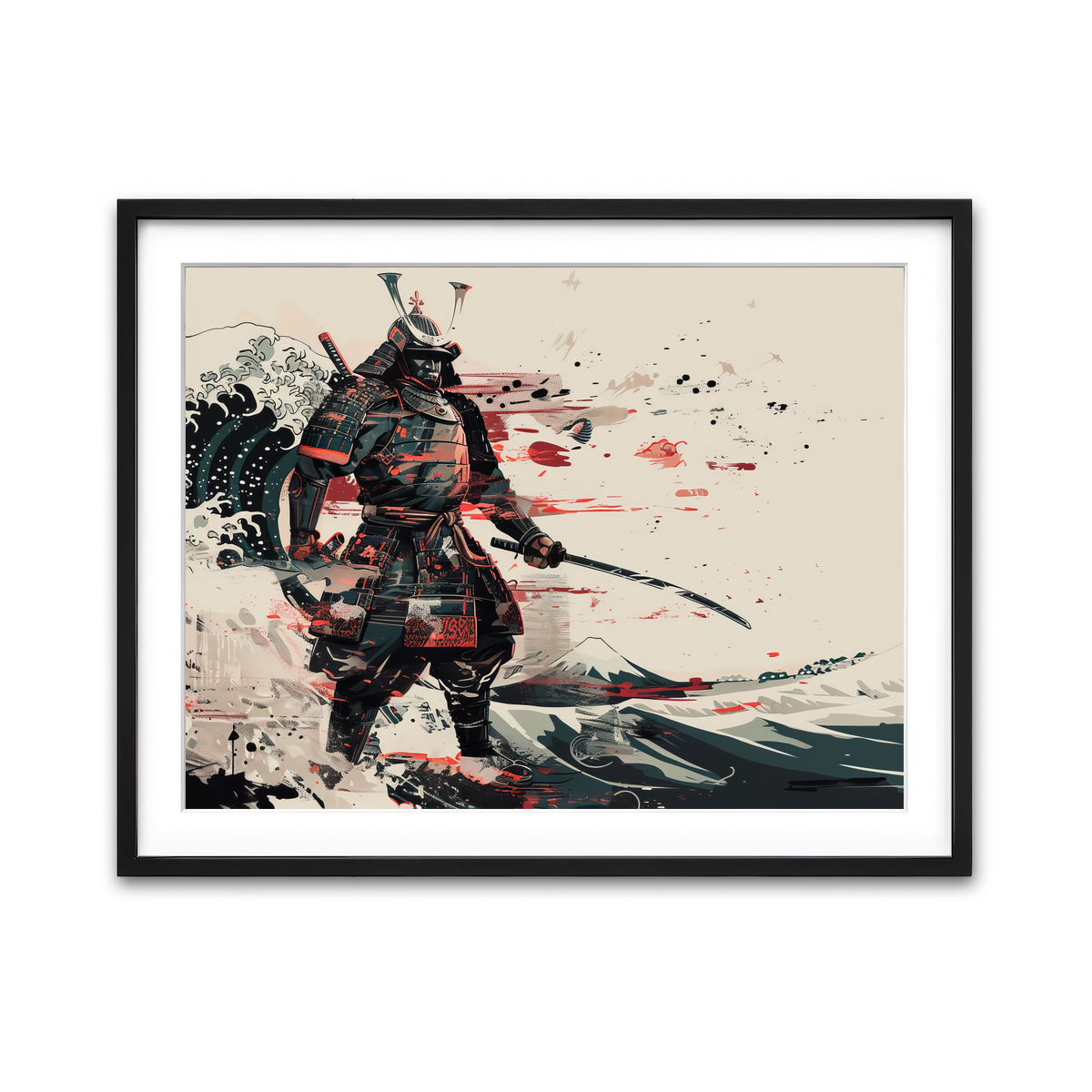 Framed Print 4x3 Black