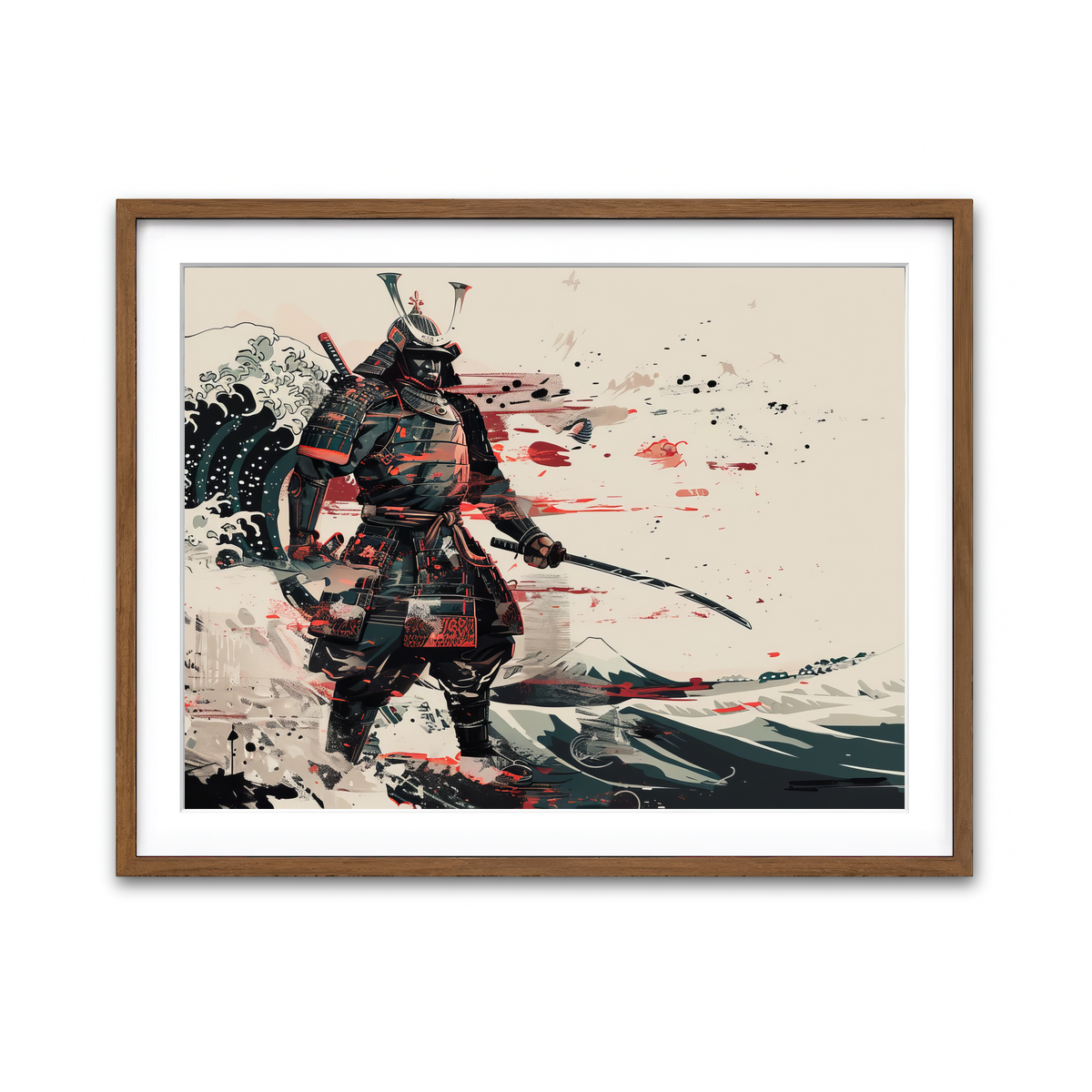 Framed Print 4x3 Walnut