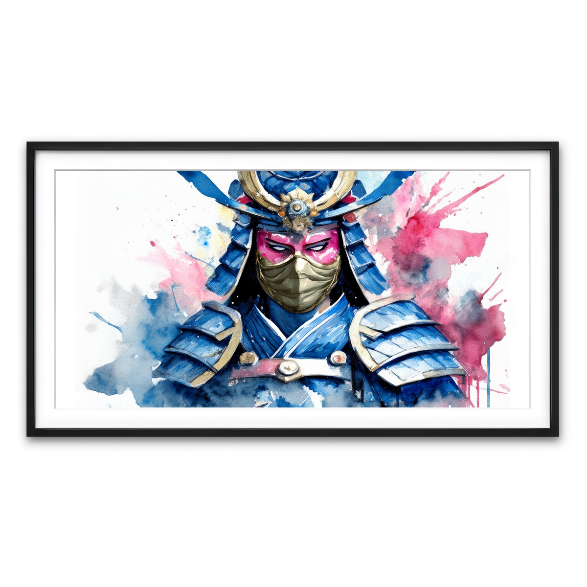 Framed Print 2x1 Black