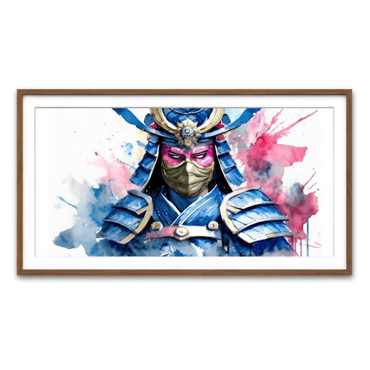 Framed Print 2x1 Walnut