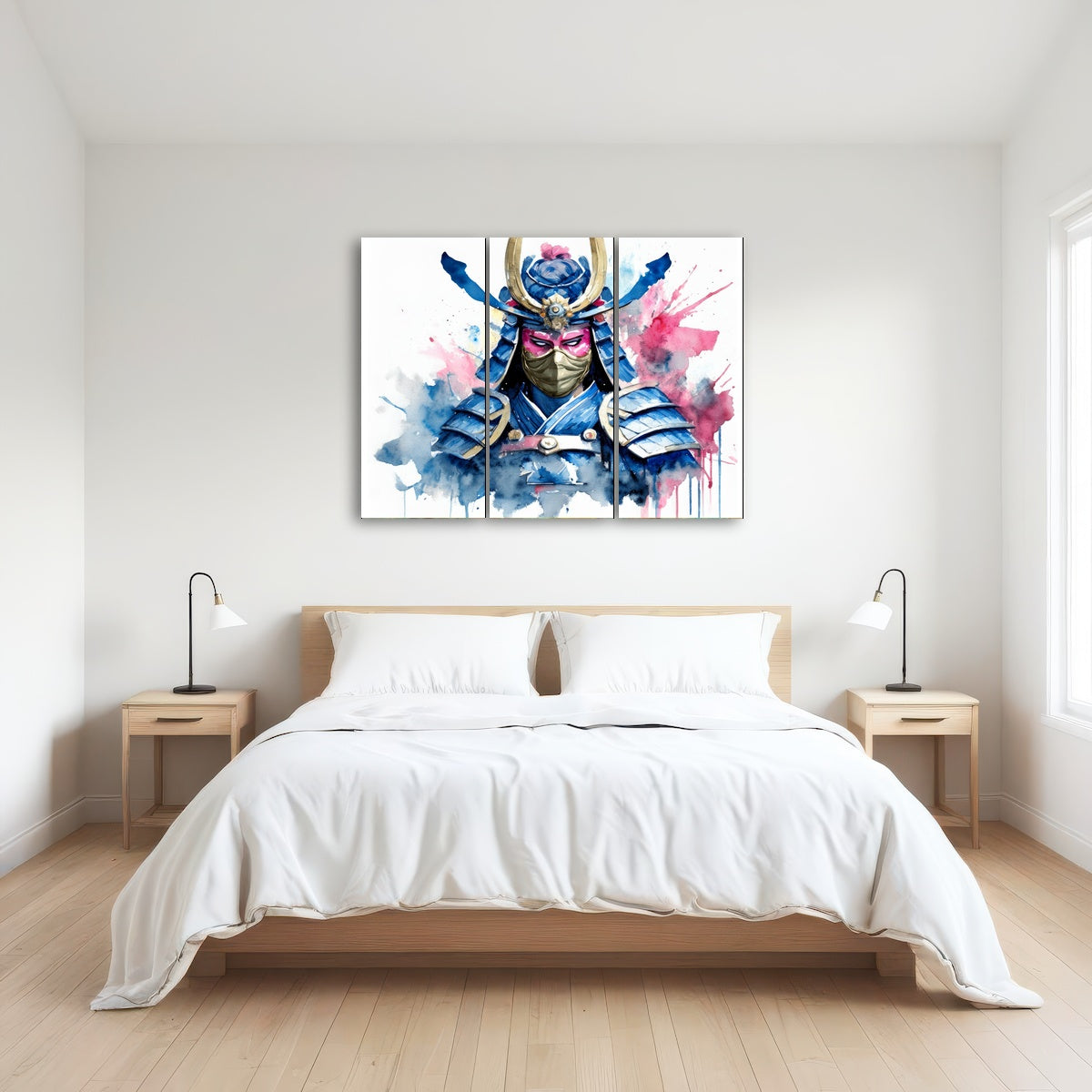 AUTO-MOCKUP ROOM | Samurai Watercolor Masked