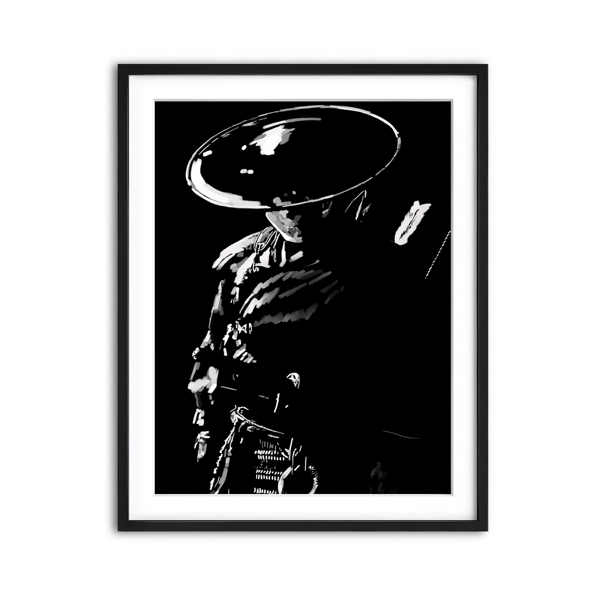 Framed Print 3x4 Black