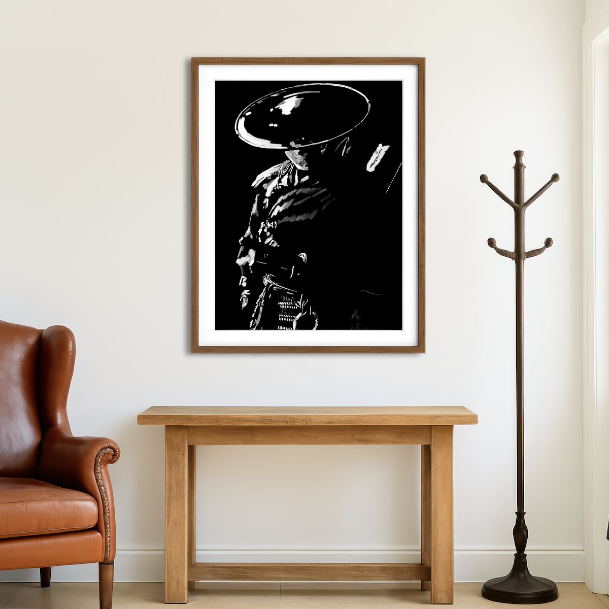 AUTO-MOCKUP ROOM | Samurai Wall Art
