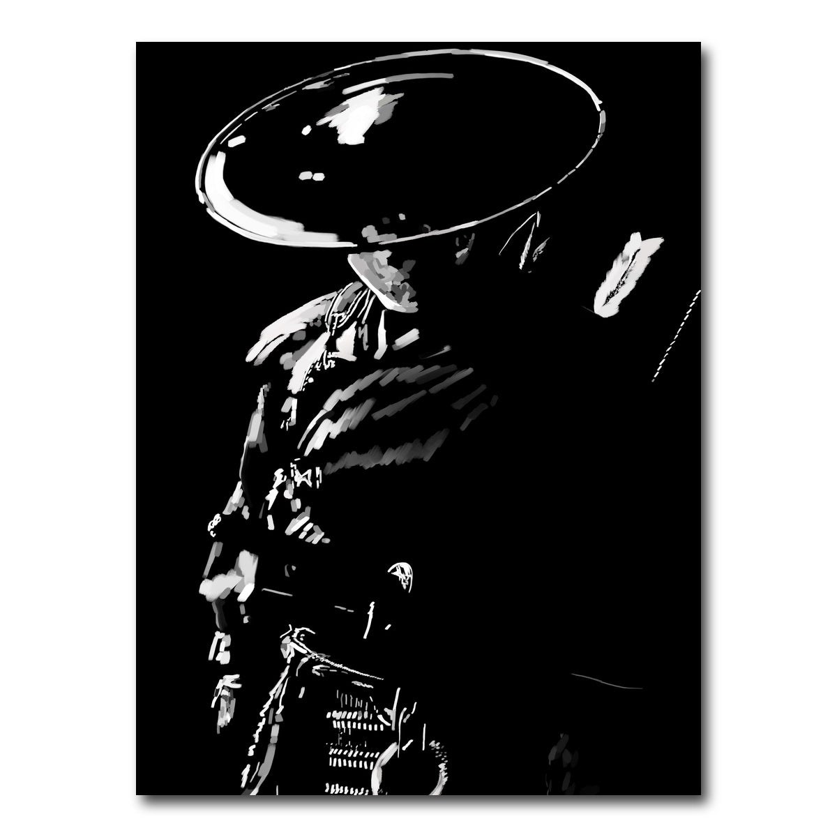 AUTO-MOCKUP WHITE | Samurai | 1 Piece | Gallery Wrap Canvas | group=3x4