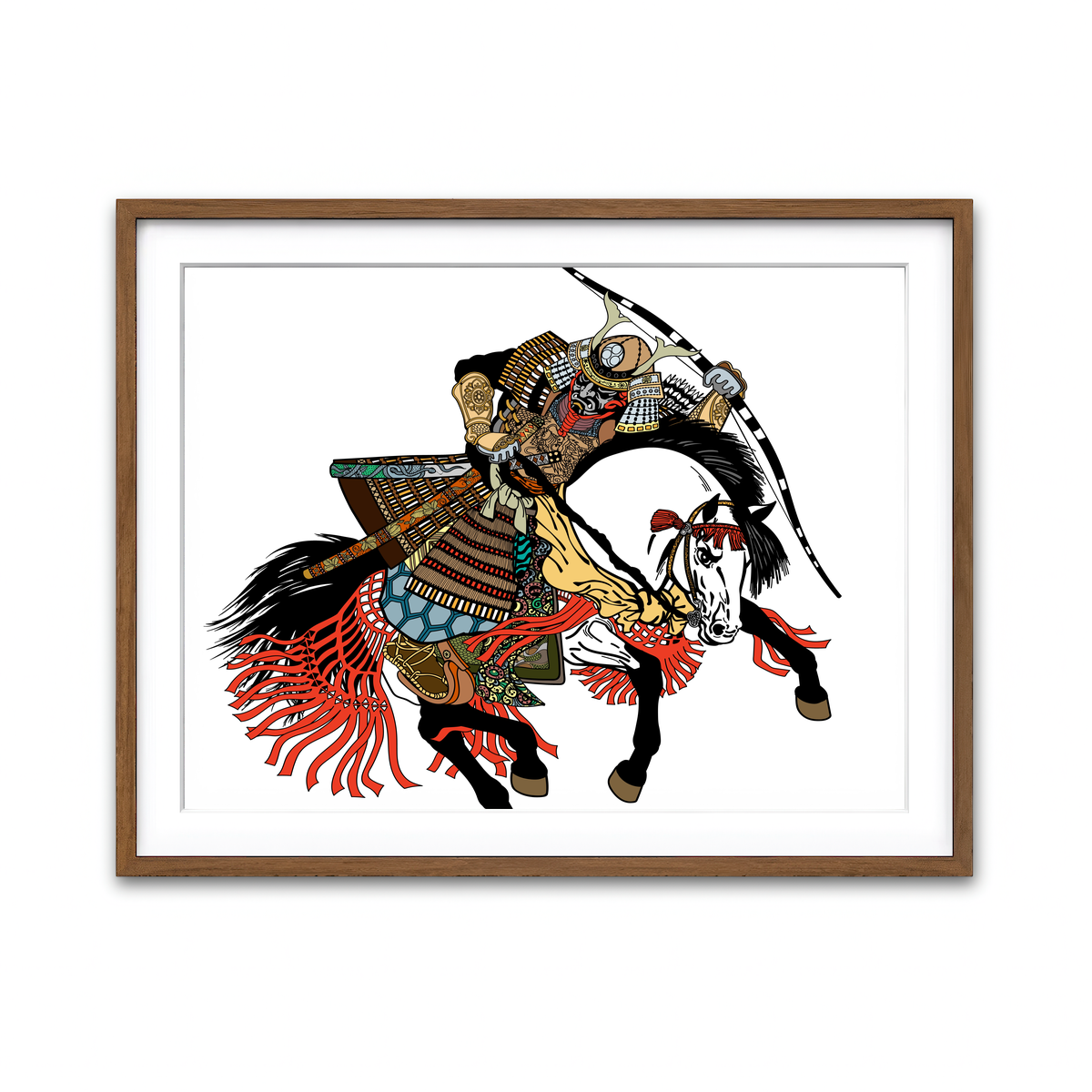 Framed Print 4x3 Walnut