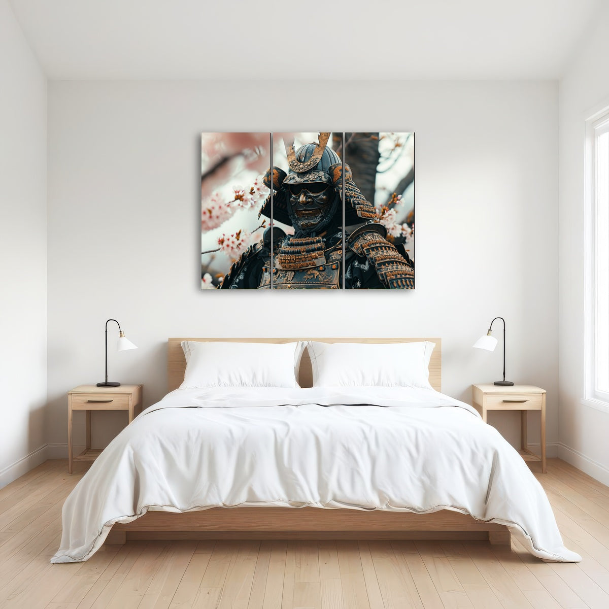 AUTO-MOCKUP ROOM | Samurai armor with cherry blossoms