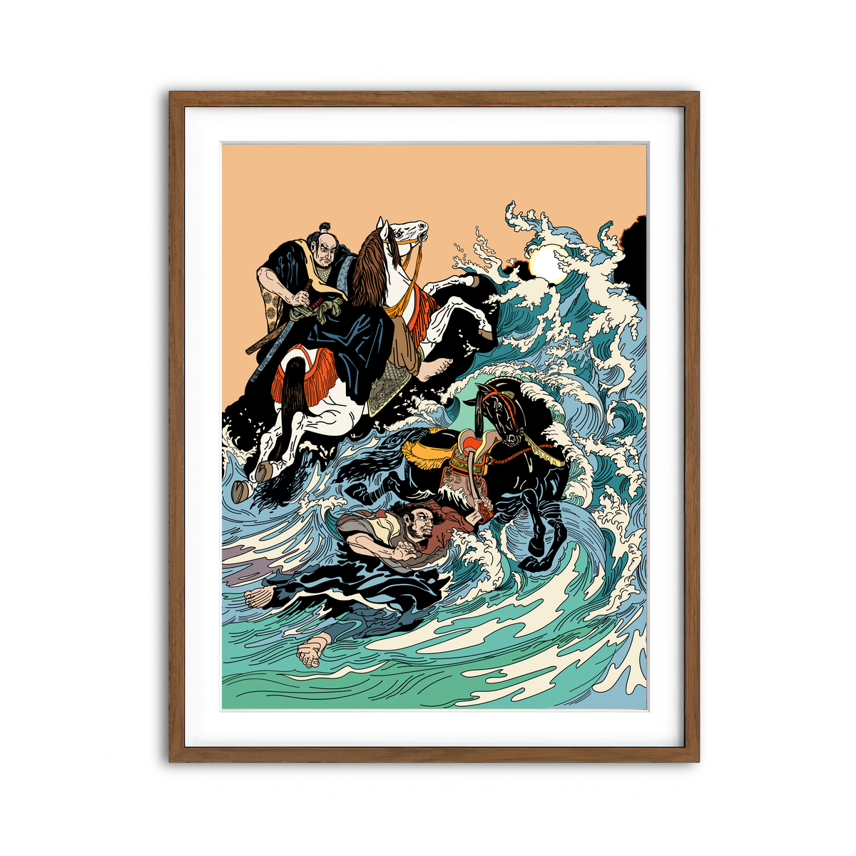 Framed Print 3x4 Walnut