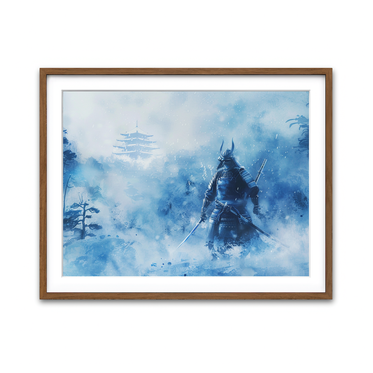 Framed Print 4x3 Walnut