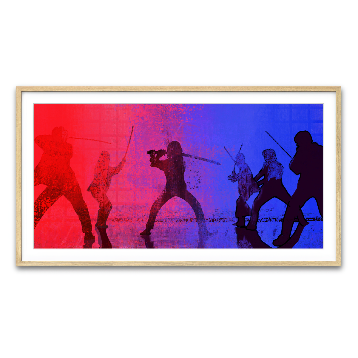 Framed Print 2x1 Natural