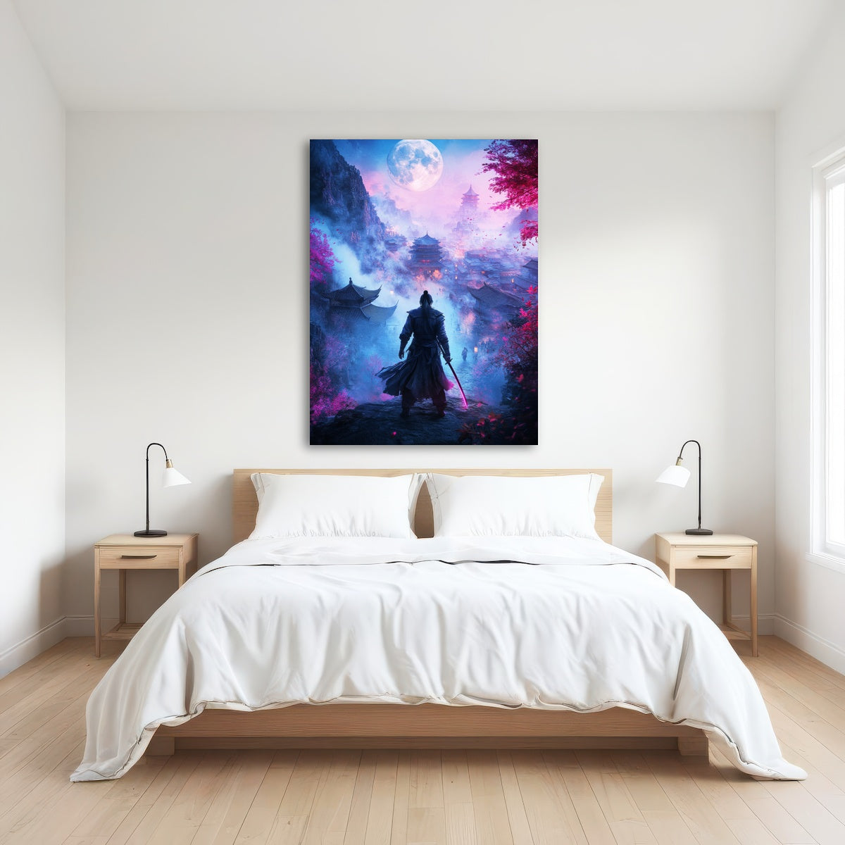 AUTO-MOCKUP ROOM | Samurai warrior after battle