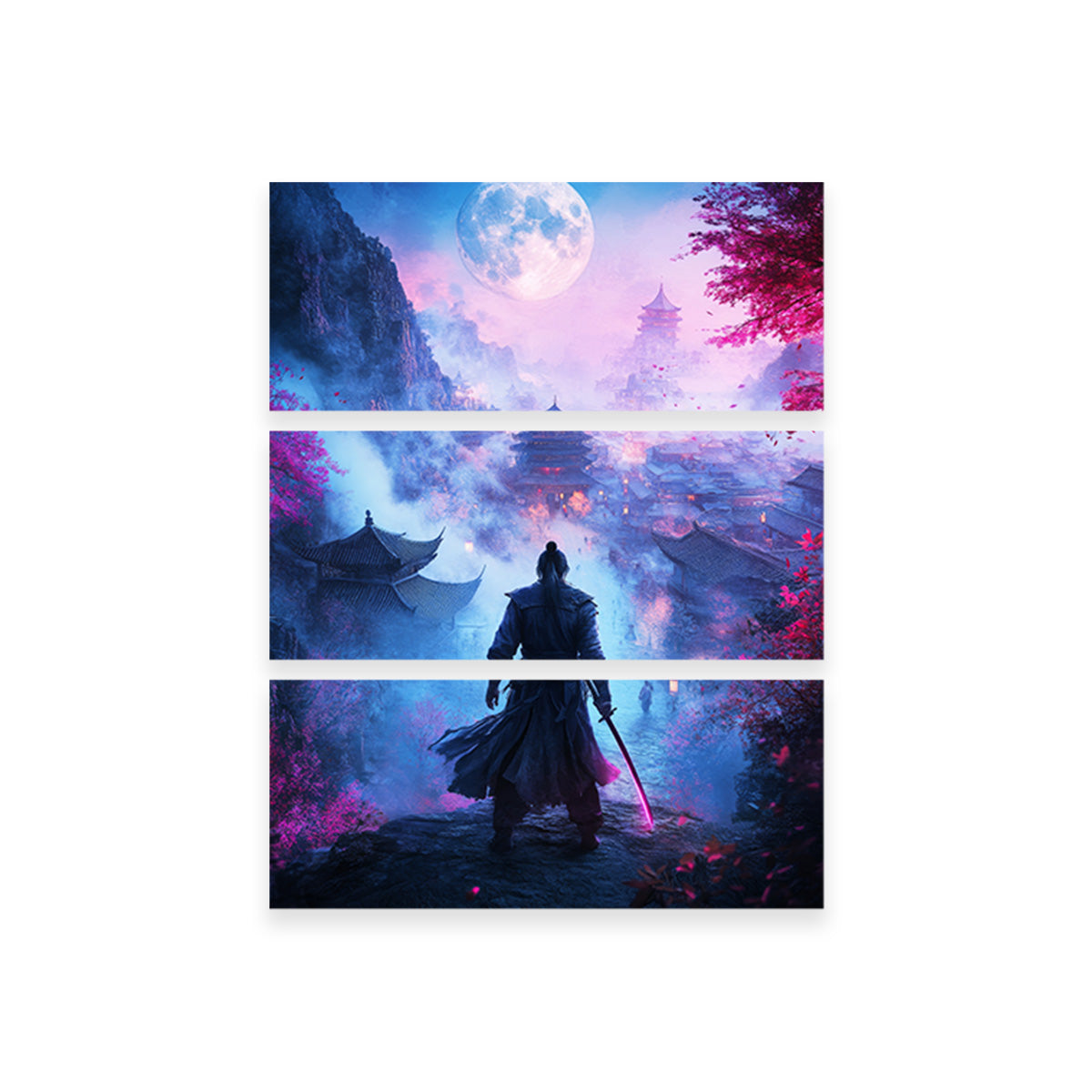 Samurai Warrior After Battle Wall Art