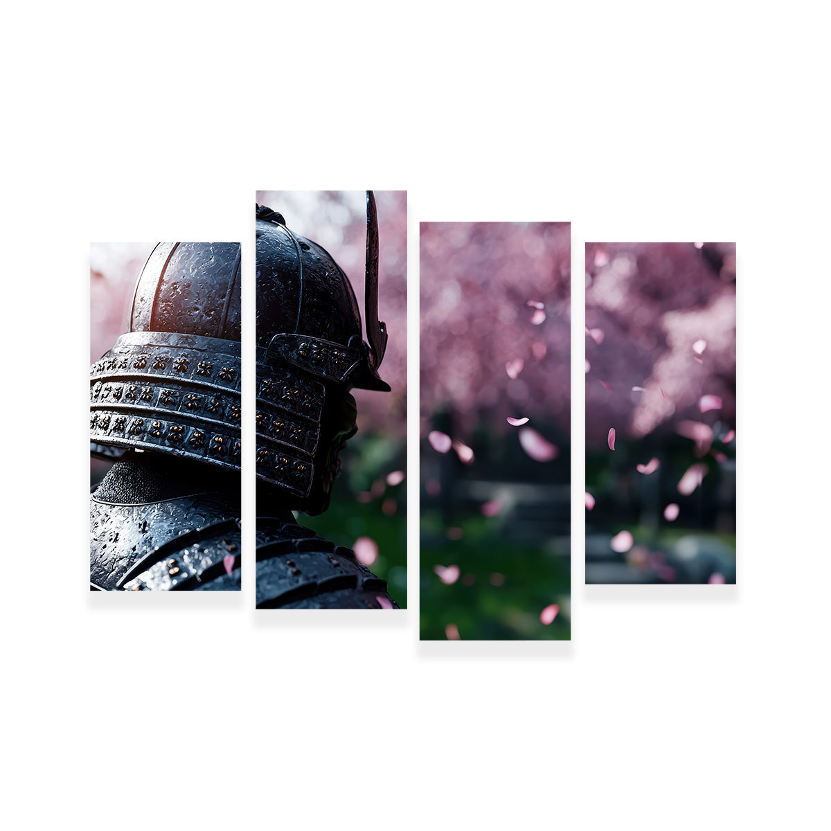 Samurai Warrior Helmet Wall Art