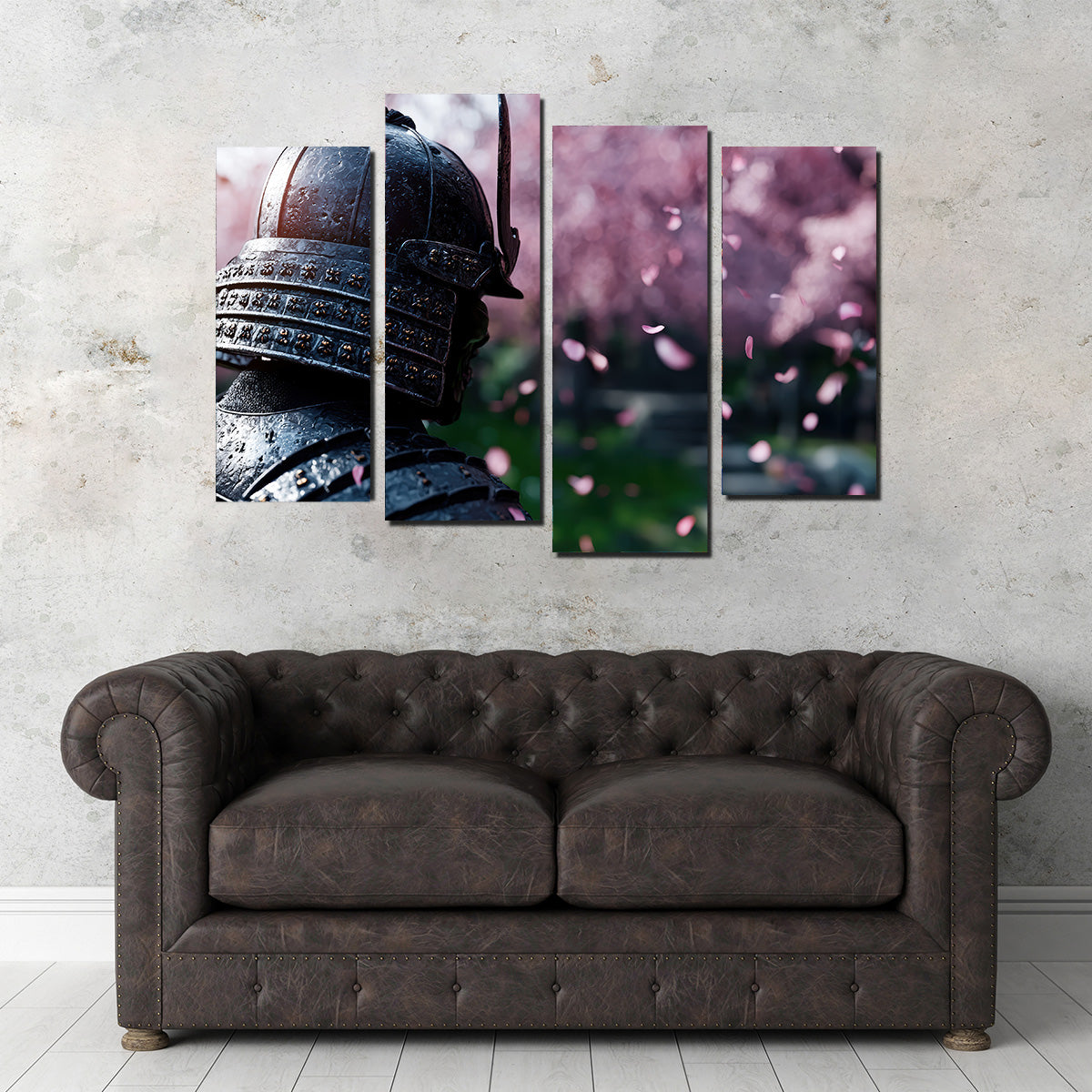 Samurai Warrior Helmet Wall Art