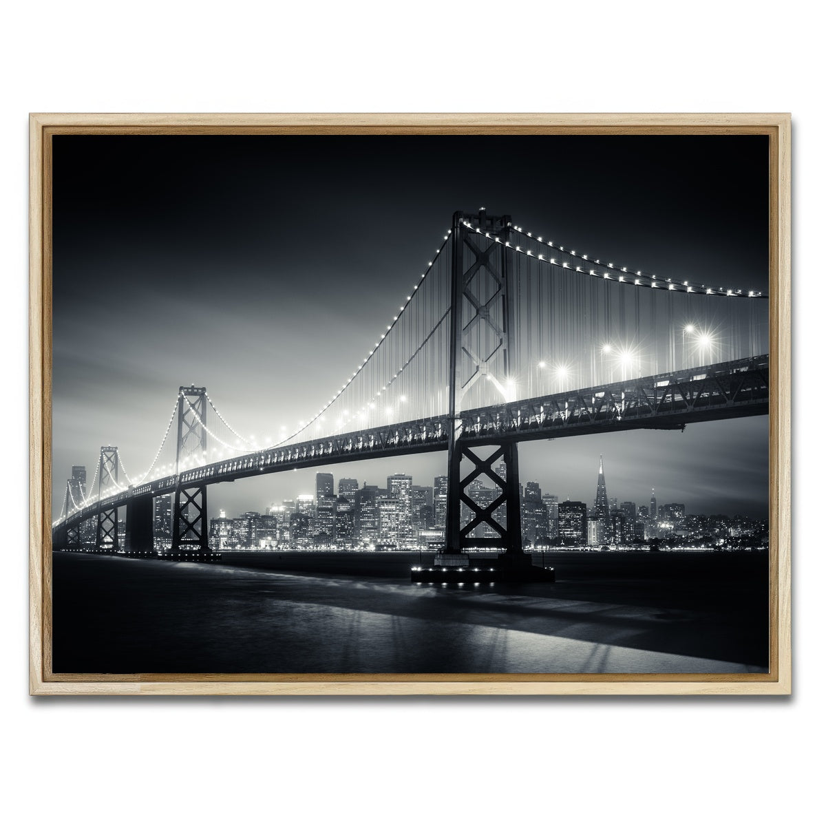 AUTO-MOCKUP WHITE | San Francisco Bay Canvas | 1 Piece | Natural Framed Canvas | group=4x3