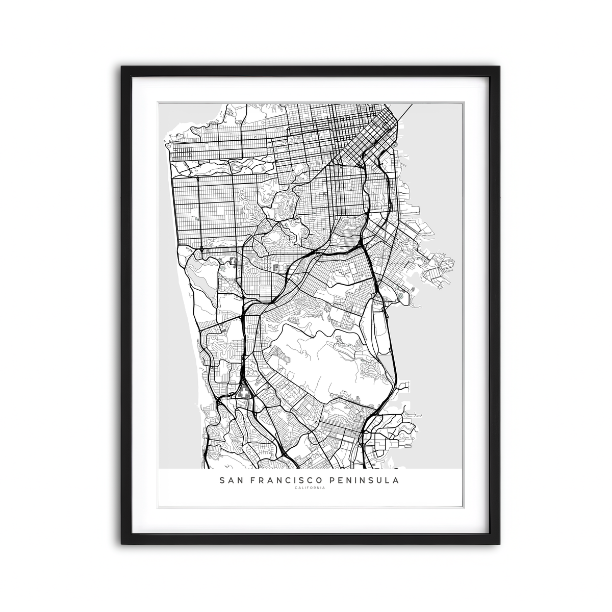 Framed Print 3x4 Black