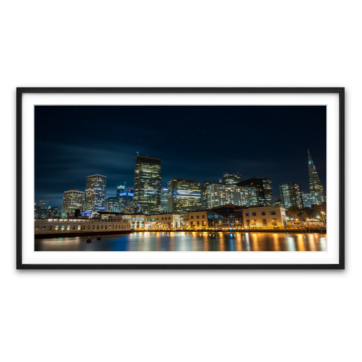 Framed Print 2x1 Black