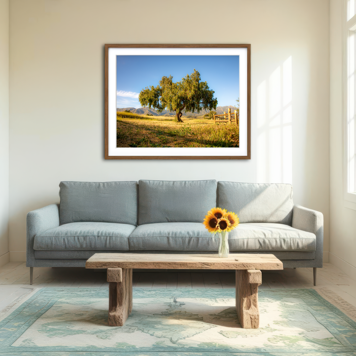 AUTO-MOCKUP ROOM | San Marcos Foothills Wall Art