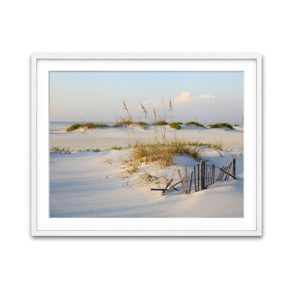 Framed Print 4x3 White