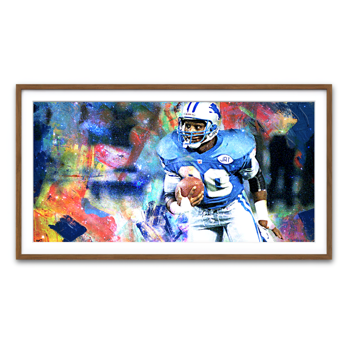 Framed Print 2x1 Walnut