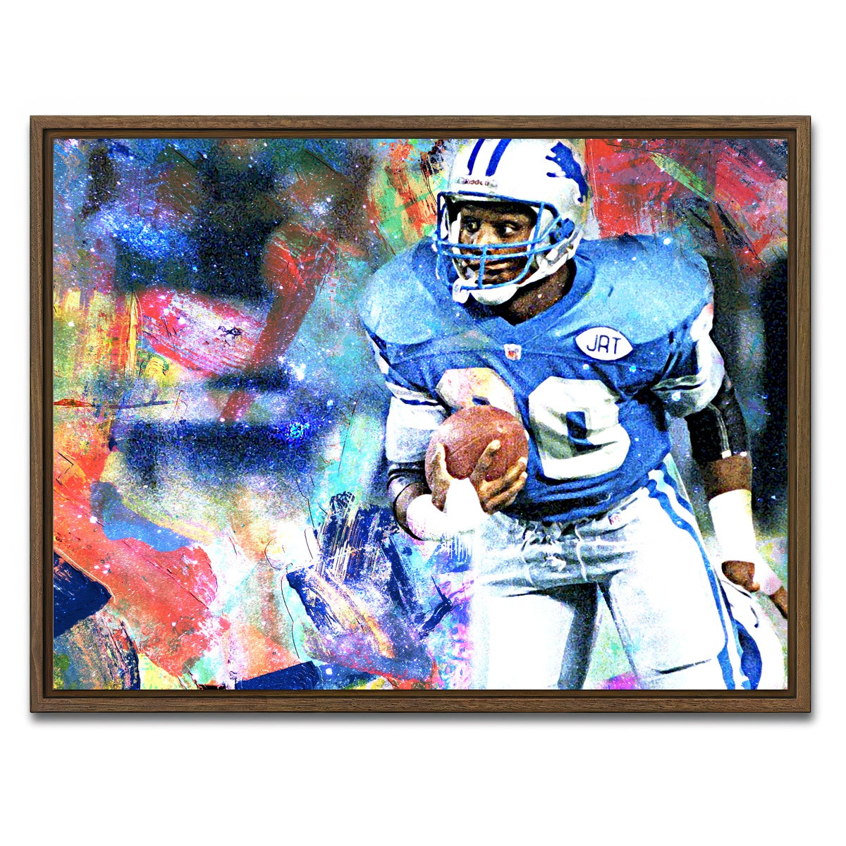 AUTO-MOCKUP WHITE | Sanders | 1 Piece | Walnut Framed Canvas | group=4x3