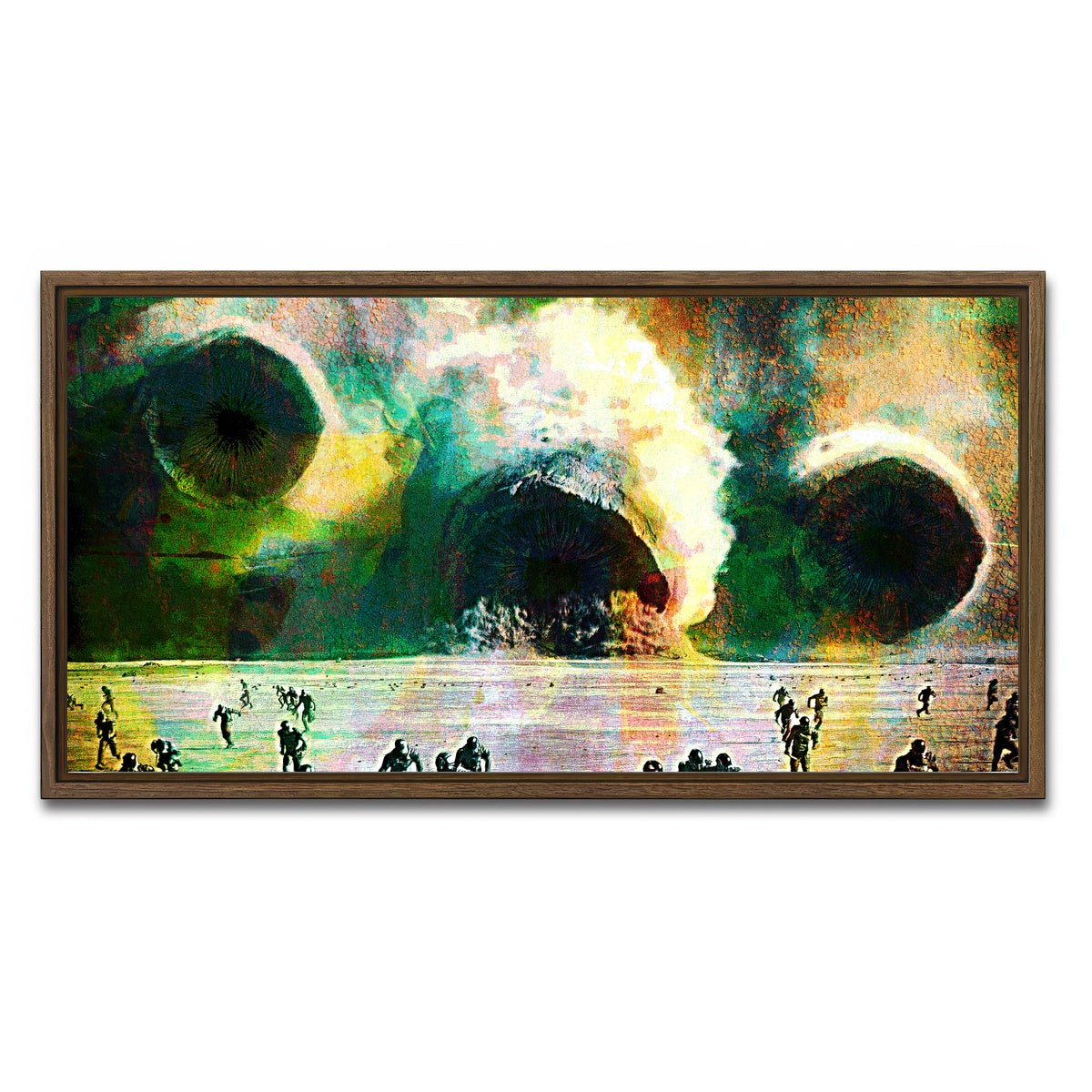 AUTO-MOCKUP WHITE | Sandworms - Dune | 1 Piece | Walnut Framed Canvas | group=2x1