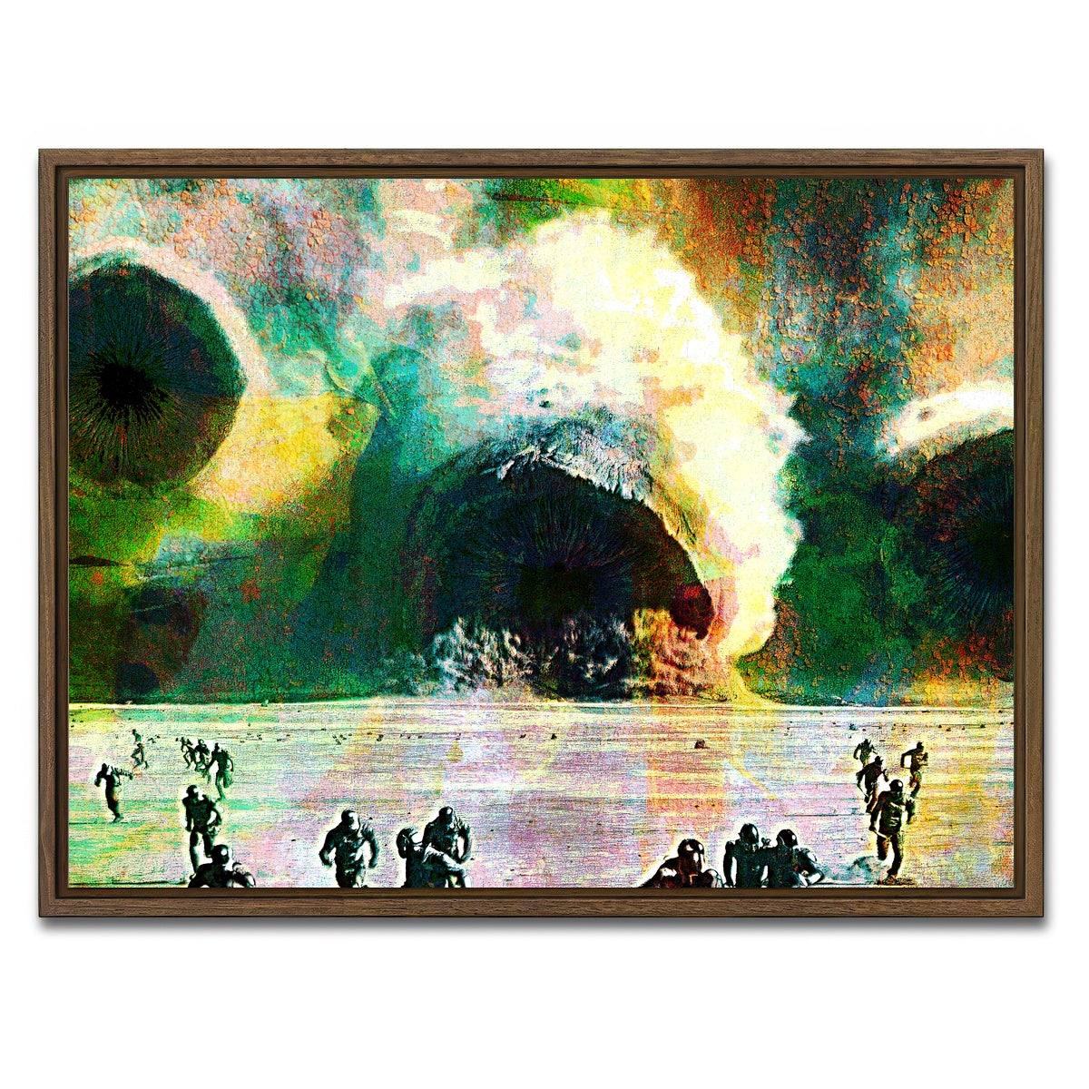 AUTO-MOCKUP WHITE | Sandworms - Dune | 1 Piece | Walnut Framed Canvas | group=4x3