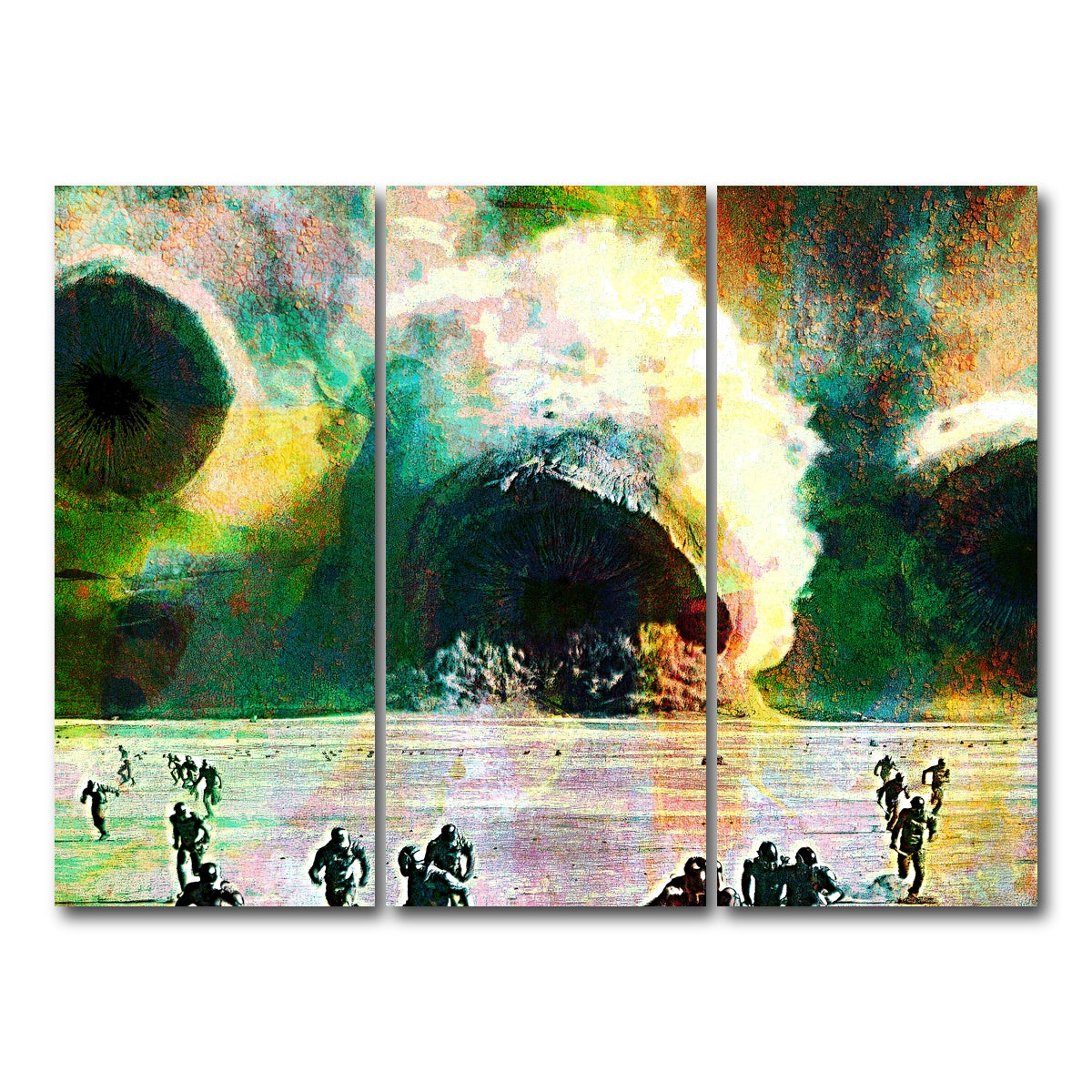 AUTO-MOCKUP WHITE | Sandworms - Dune | 3 Piece | Gallery Wrap Canvas | group=8x18