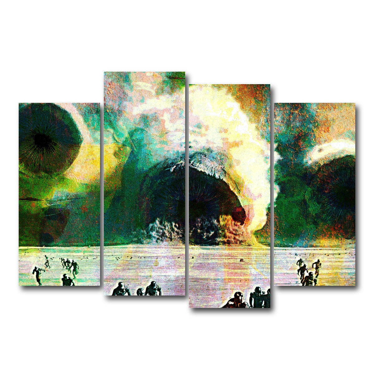 AUTO-MOCKUP WHITE | Sandworms - Dune | 4 Piece | Gallery Wrap Canvas | group=4_normal