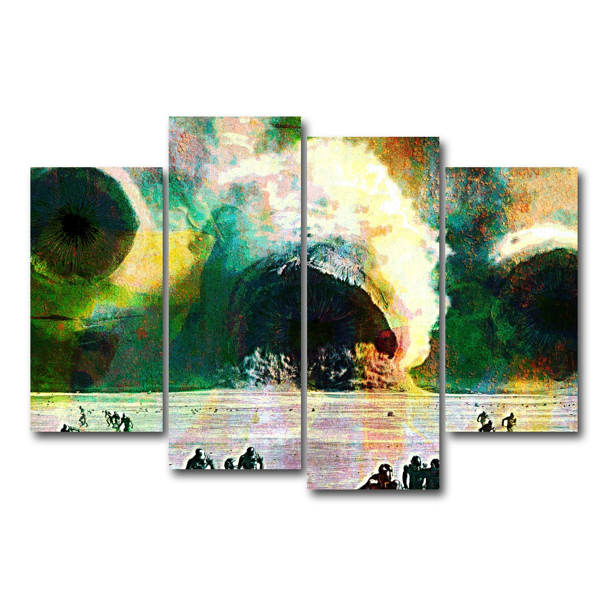 AUTO-MOCKUP WHITE | Sandworms - Dune | 4 Piece | Gallery Wrap Canvas | group=4_short