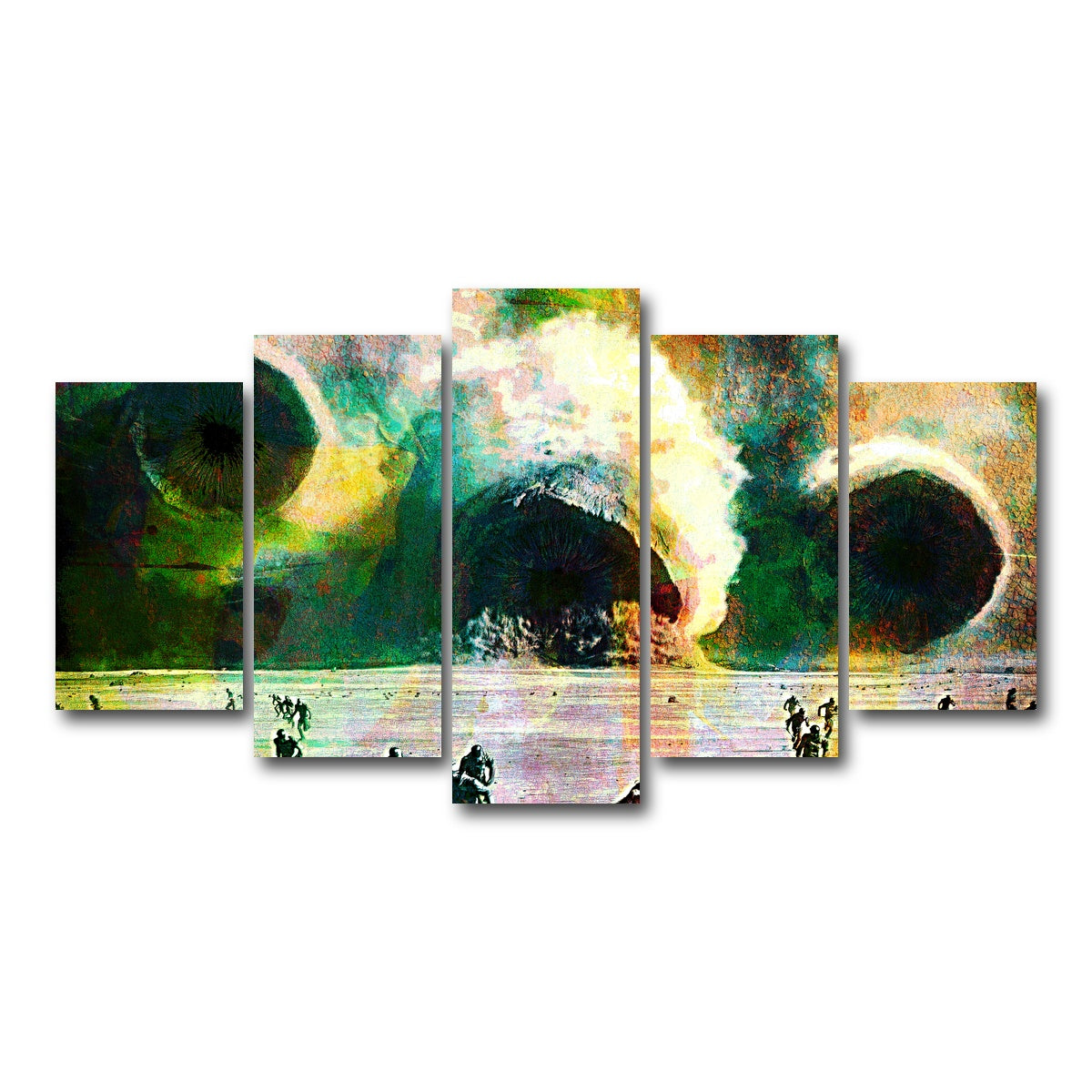 AUTO-MOCKUP WHITE | Sandworms - Dune | 5 Piece | Gallery Wrap Canvas | group=5_normal