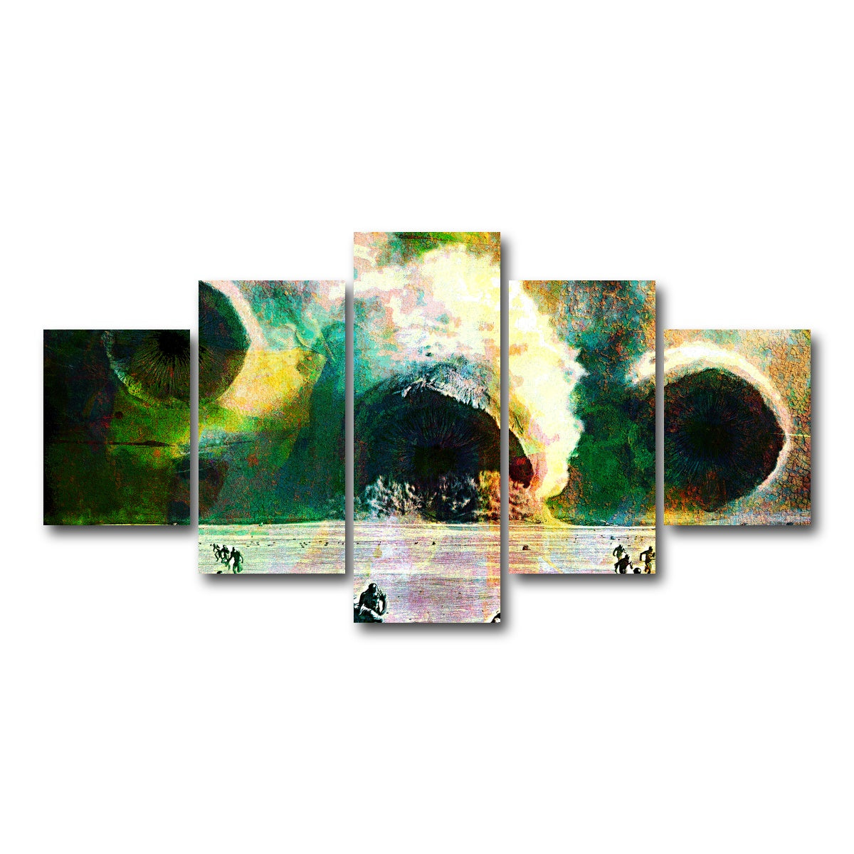 AUTO-MOCKUP WHITE | Sandworms - Dune | 5 Piece | Gallery Wrap Canvas | group=5_short