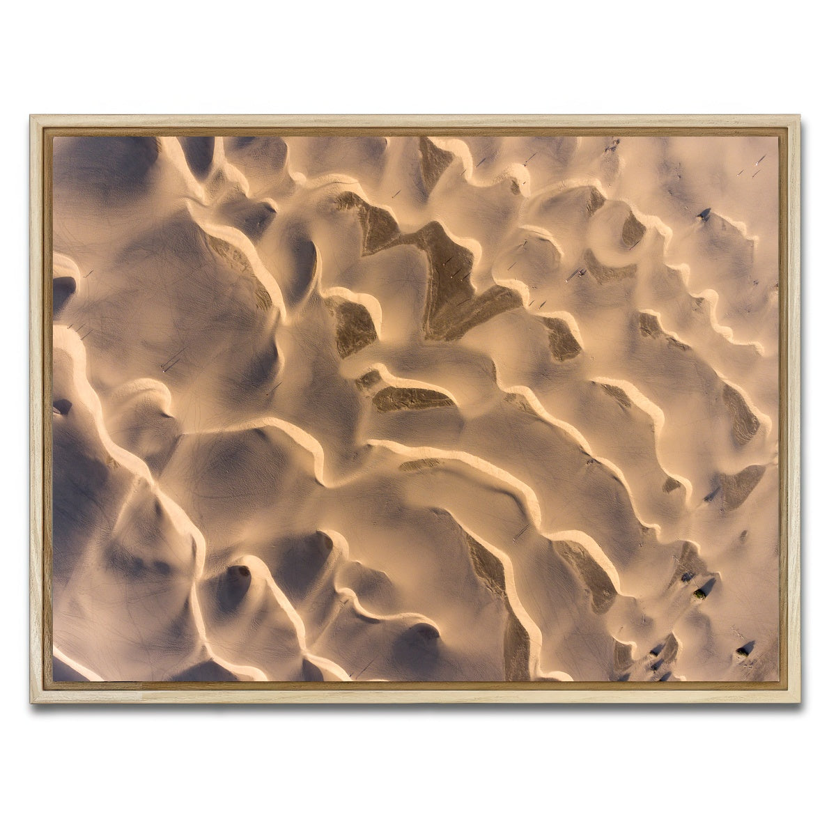 AUTO-MOCKUP WHITE | Sandy Waves | 1 Piece | Natural Framed Canvas | group=4x3