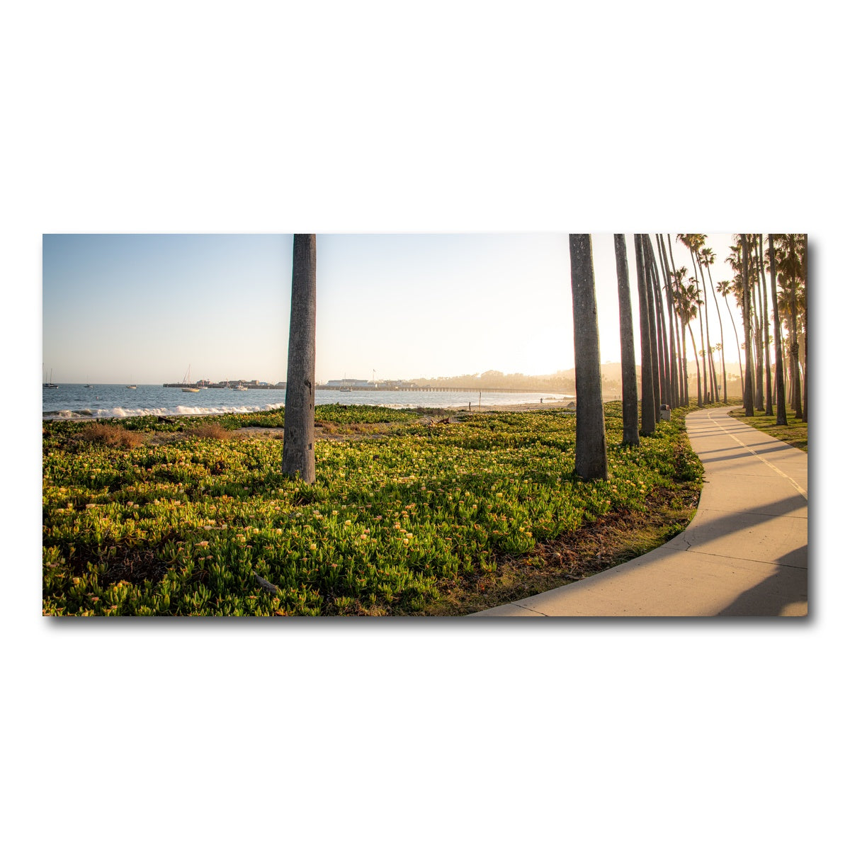 AUTO-MOCKUP WHITE | Santa Barbara Bike Path | 1 Piece | Gallery Wrap Canvas | group=2x1