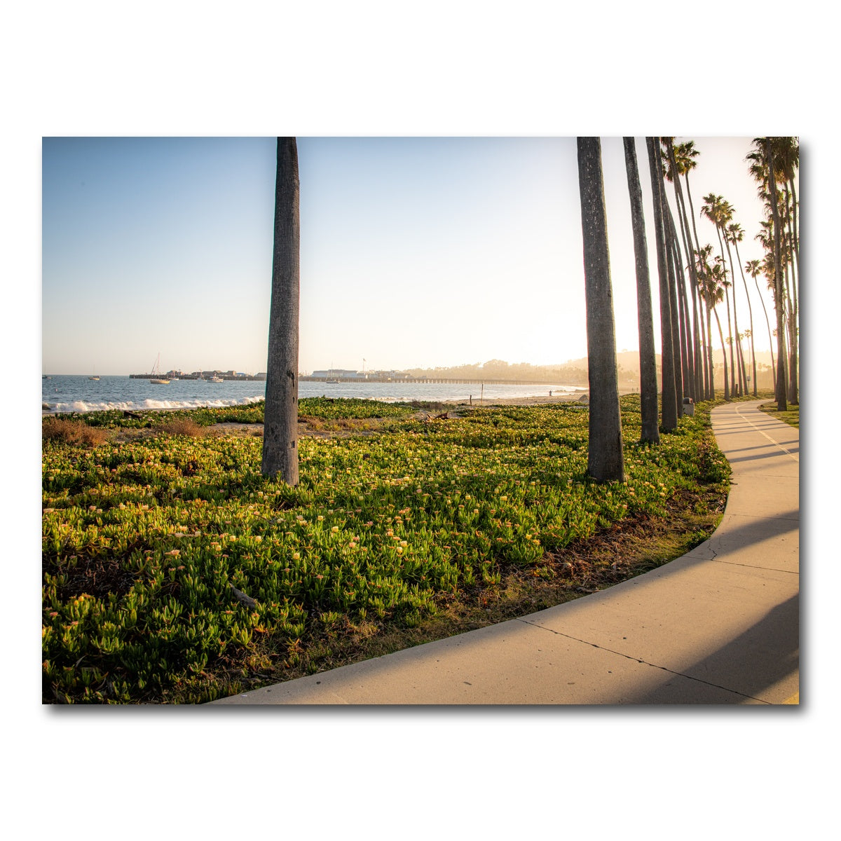 AUTO-MOCKUP WHITE | Santa Barbara Bike Path | 1 Piece | Gallery Wrap Canvas | group=4x3