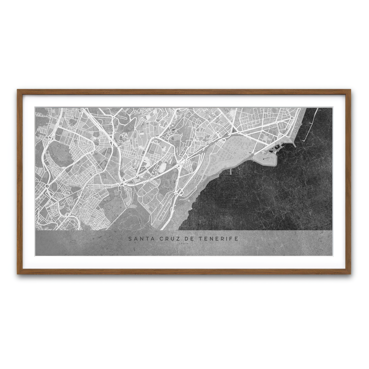 Framed Print 2x1 Walnut