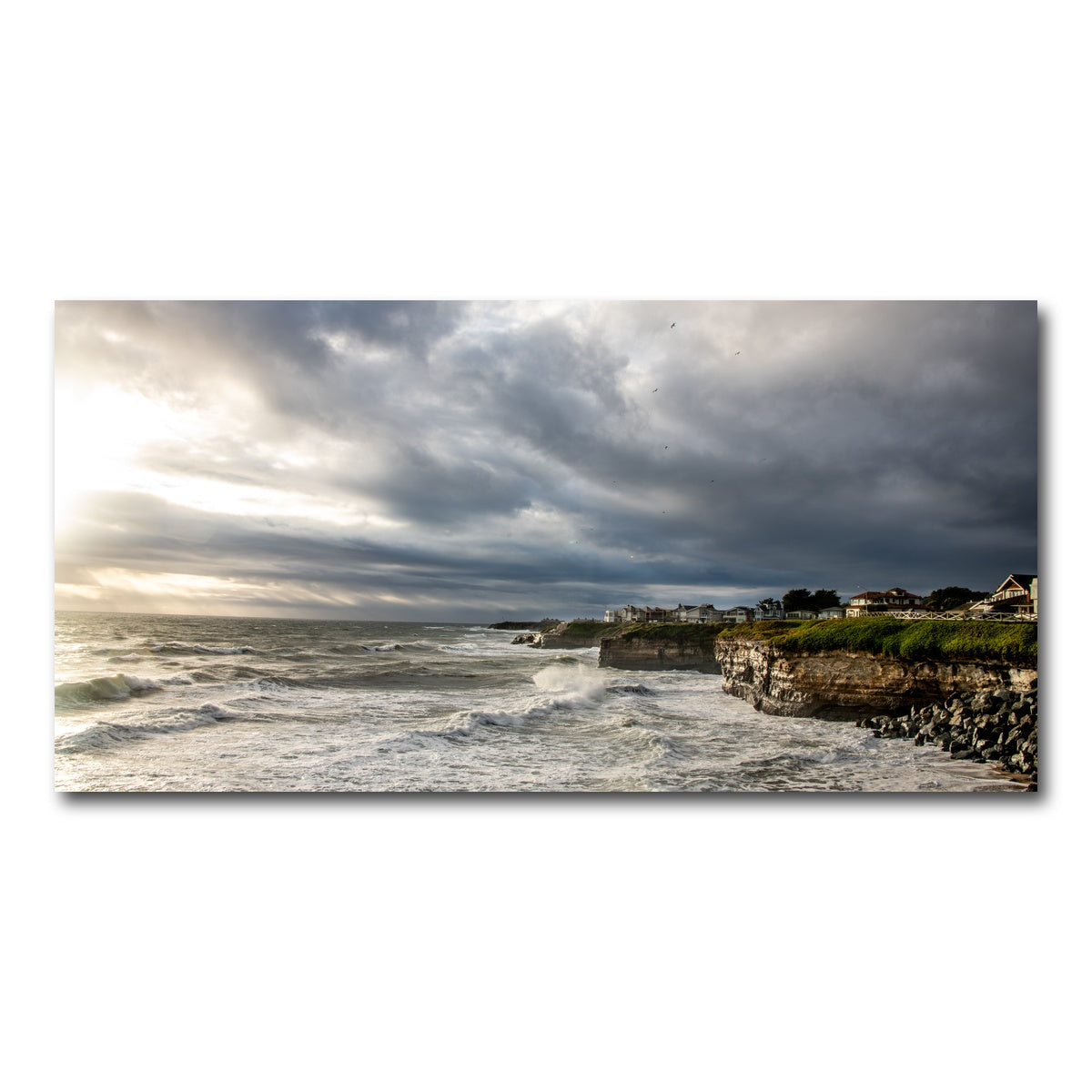 AUTO-MOCKUP WHITE | Santa Cruz Sunset | 1 Piece | Gallery Wrap Canvas | group=2x1