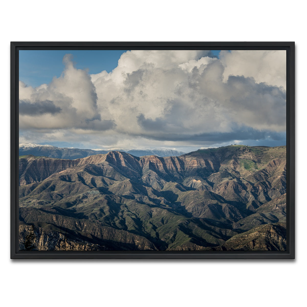 AUTO-MOCKUP WHITE | Santa Ynez Mountains | 1 Piece | Black Framed Canvas | group=4x3