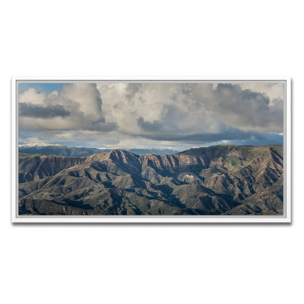 AUTO-MOCKUP WHITE | Santa Ynez Mountains | 1 Piece | White Framed Canvas | group=2x1