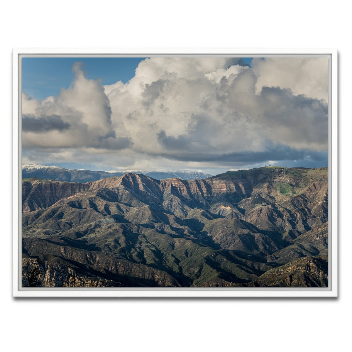 AUTO-MOCKUP WHITE | Santa Ynez Mountains | 1 Piece | White Framed Canvas | group=4x3