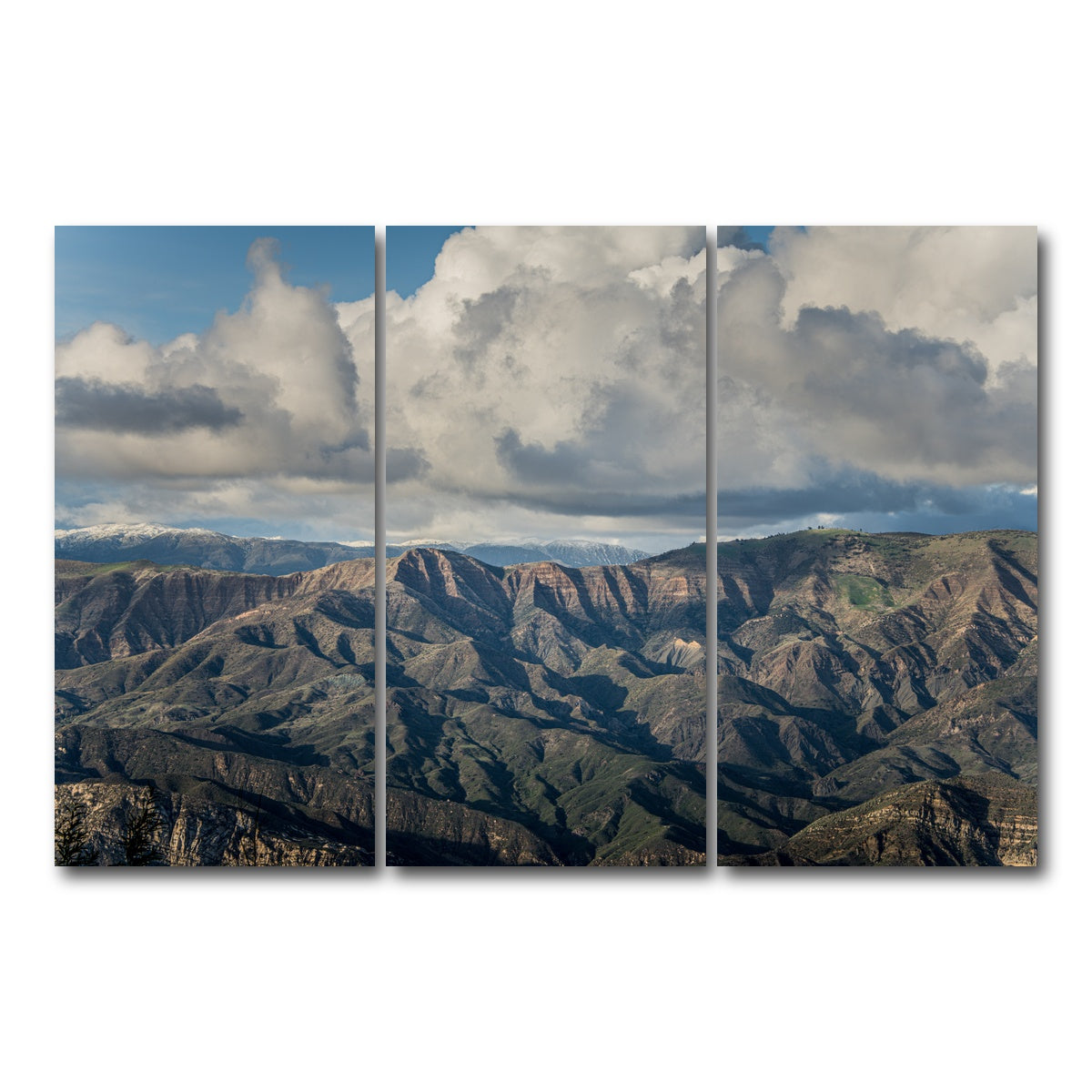 AUTO-MOCKUP WHITE | Santa Ynez Mountains | 3 Piece | Gallery Wrap Canvas | group=12x24