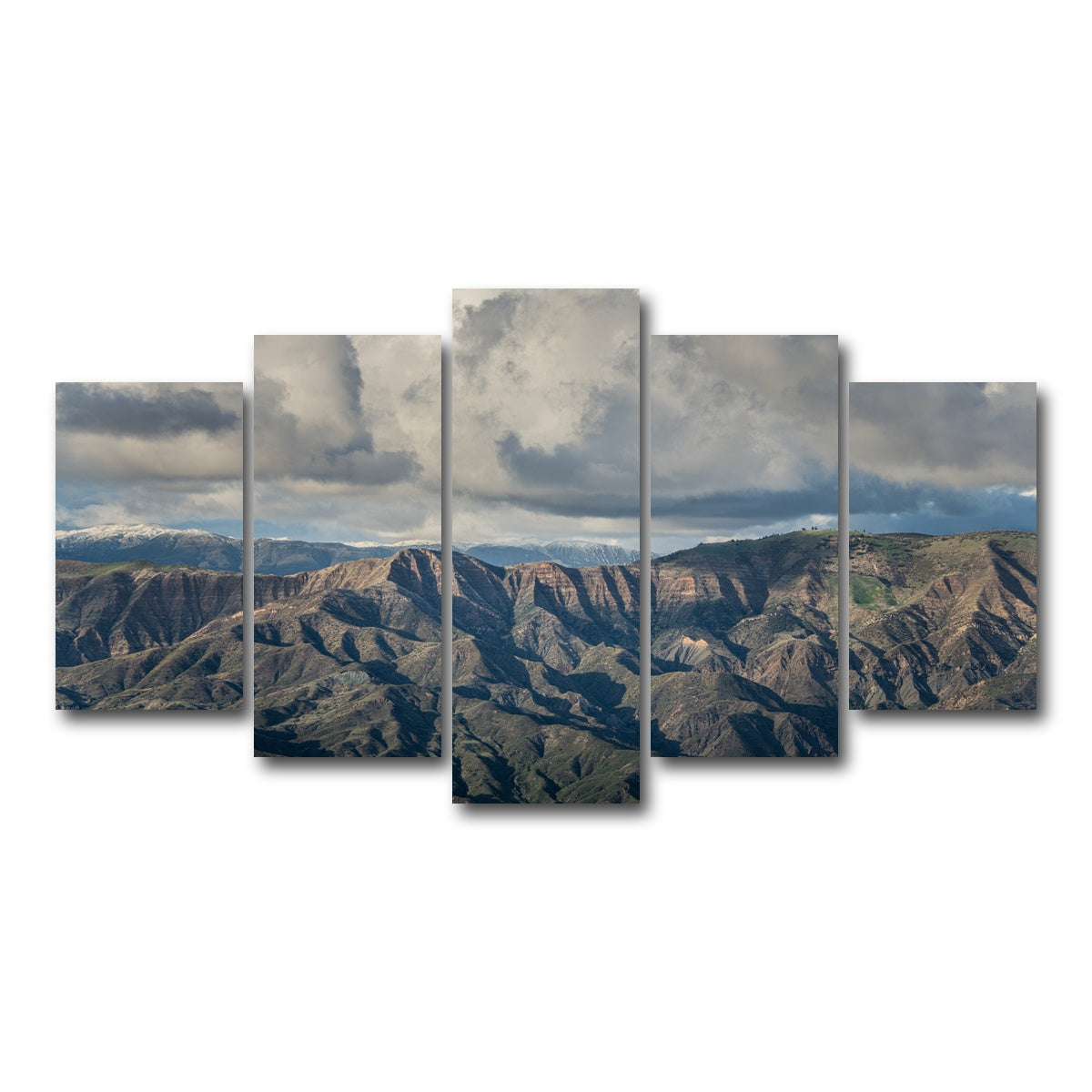 AUTO-MOCKUP WHITE | Santa Ynez Mountains | 5 Piece | Gallery Wrap Canvas | group=5_normal