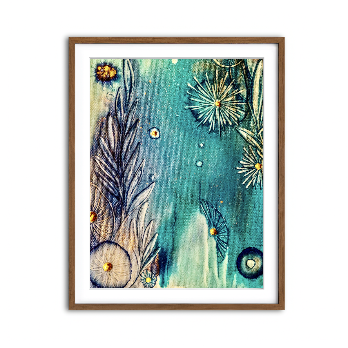 Framed Print 3x4 Walnut