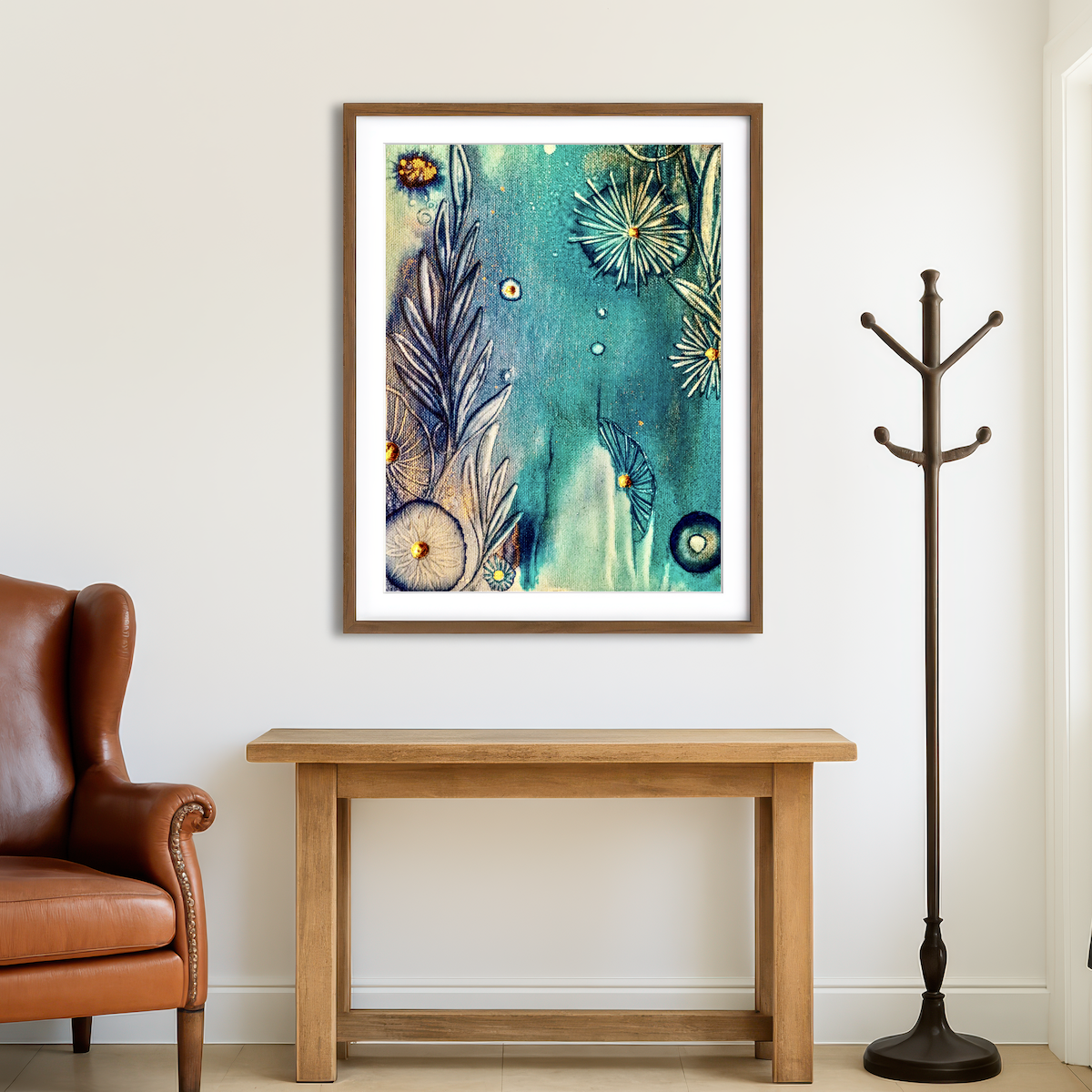 AUTO-MOCKUP ROOM | Sapphire Reef Wall Art