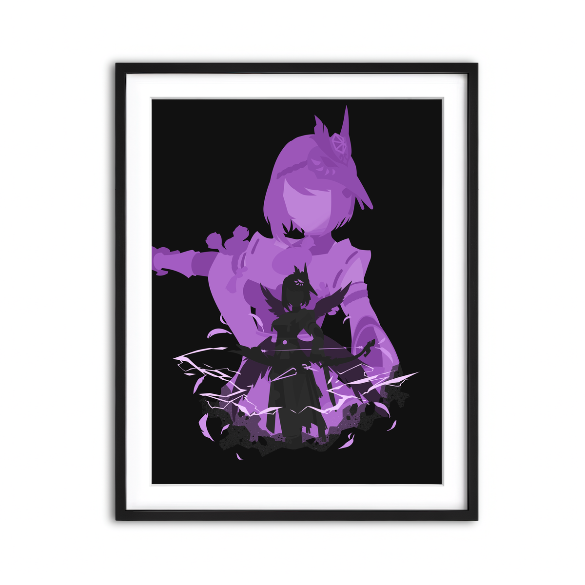 Framed Print 3x4 Black