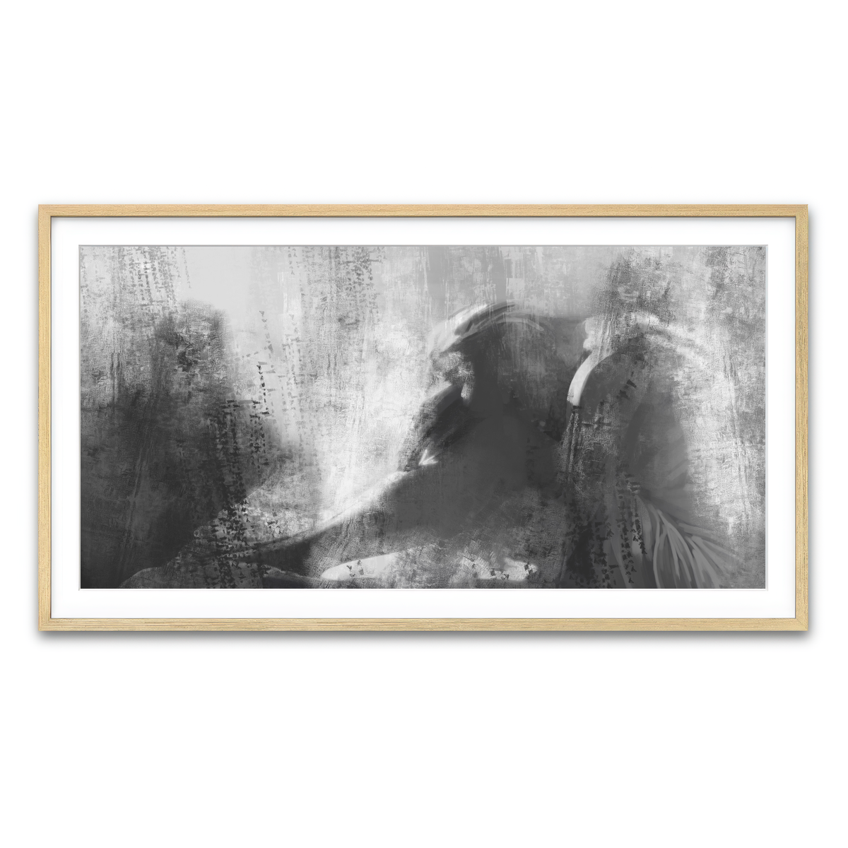 Framed Print 2x1 Natural