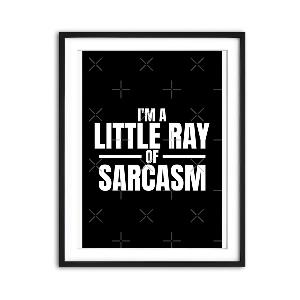 Framed Print 3x4 Black